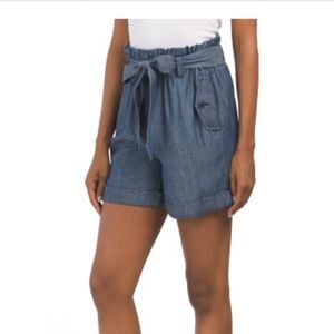 Trina Turk  SERENITY TENCEL AND LINEN BLEND SHORT